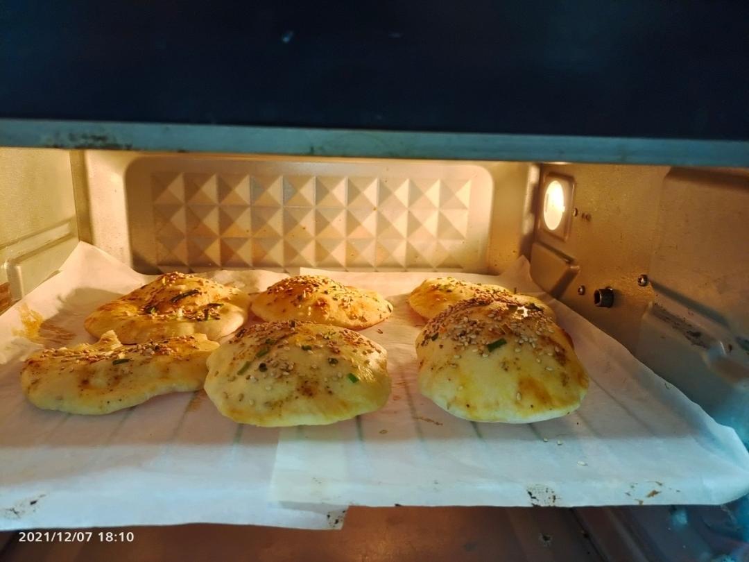 烤箱版酥脆烧饼