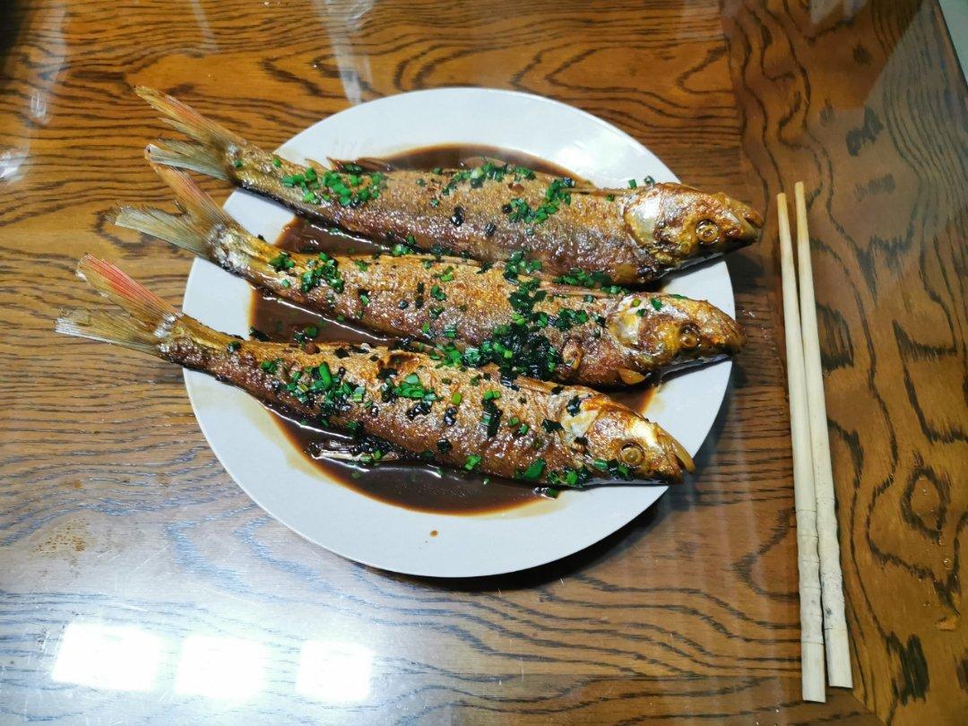 葱烧鱼