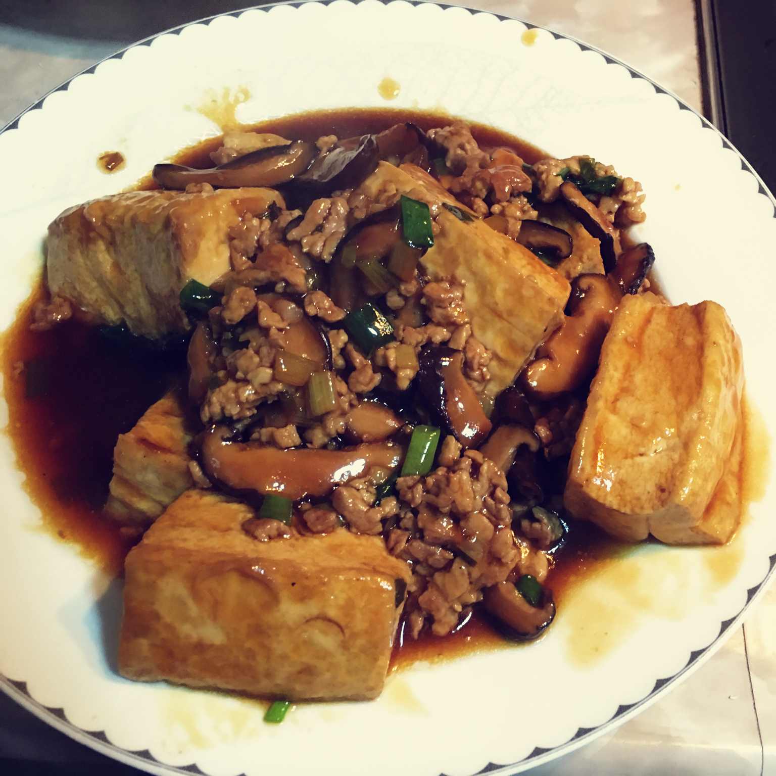 肉末豆腐