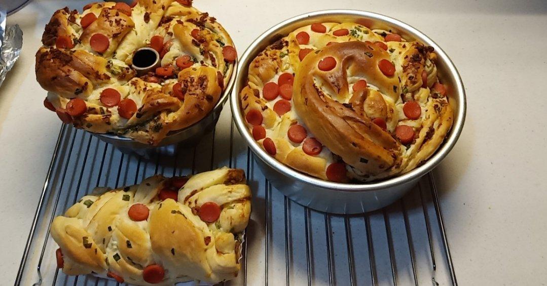 大船长高比克风炉·香葱肉松手撕吐司（宵种法）