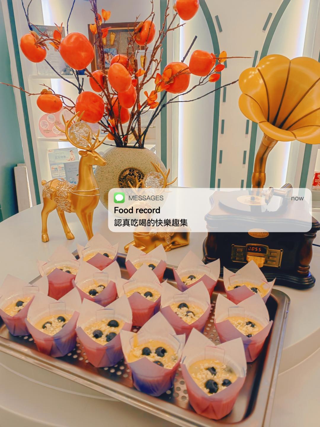 会爆浆的蓝莓玛芬蛋糕