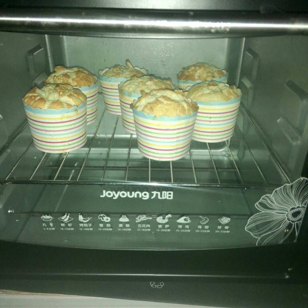 软绵绵戚风纸杯蛋糕