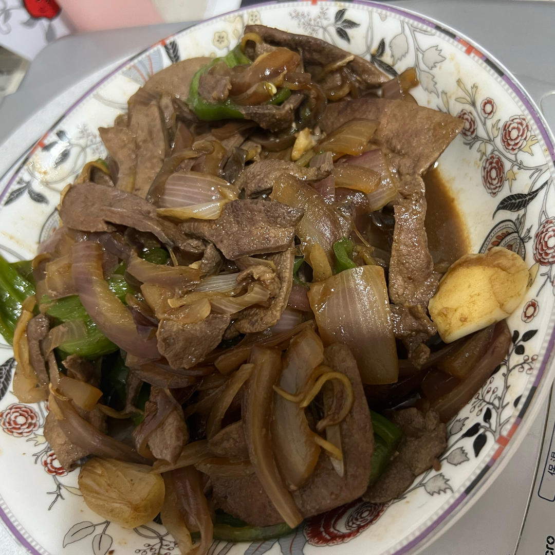 面酱爆猪肝