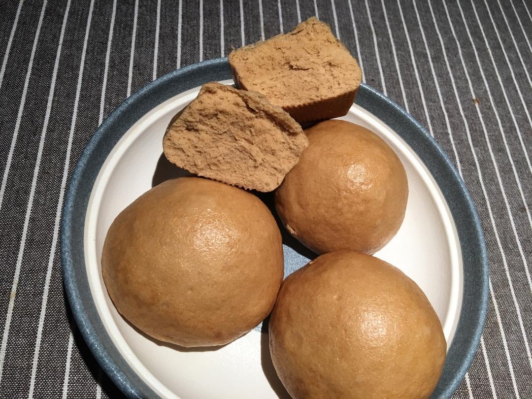 有着面包口感的红糖馒头（一次发酵）