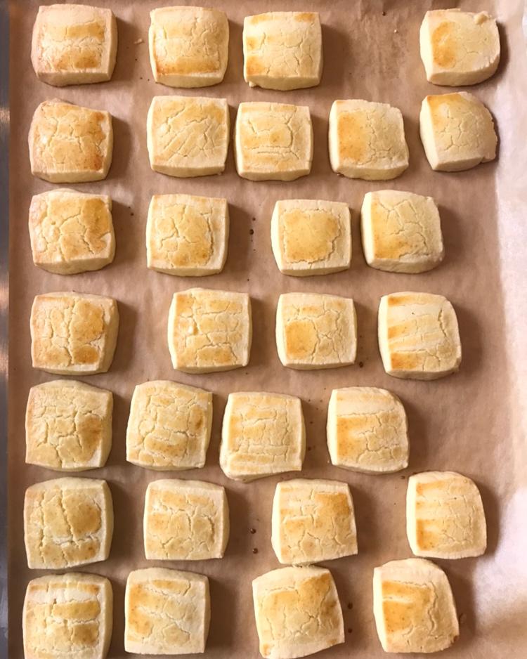 酥软馥郁的乳酪椰子三明治酥饼/烘焙视频饼干篇8