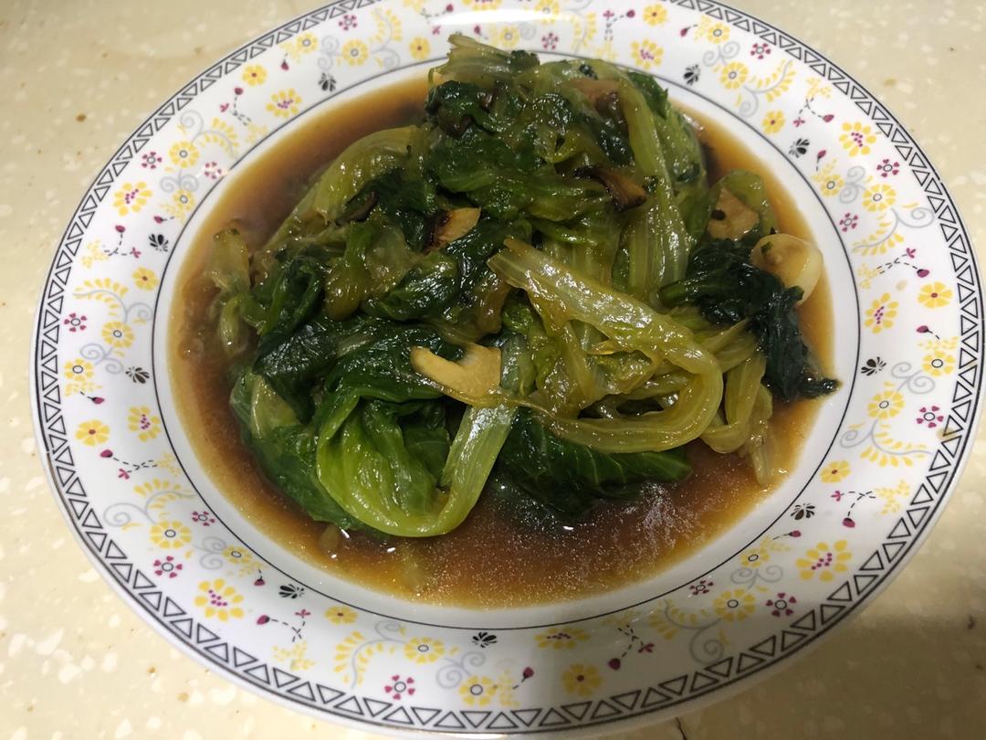 蚝油生菜  5分钟快手菜 家常菜 好吃不胖