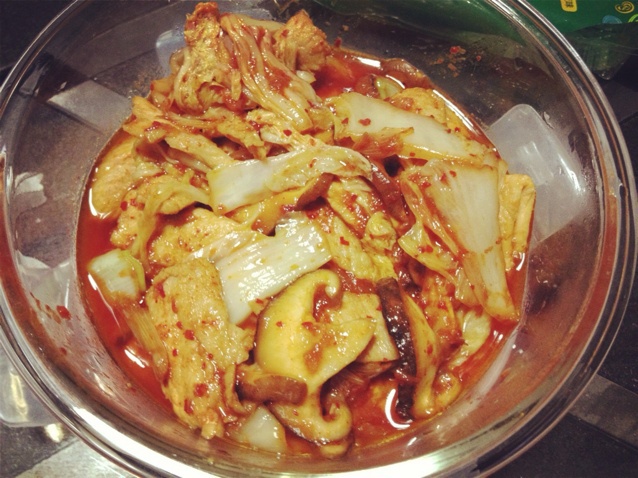 辣白菜炒肉
