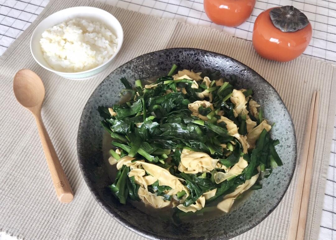 养肥老公的36道菜:06韭菜炒干豆腐
