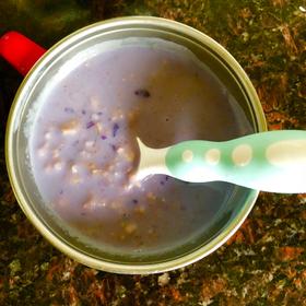 奶香紫薯燕麦糊