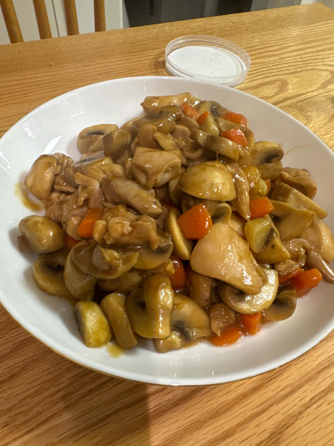 口蘑鸡胸肉