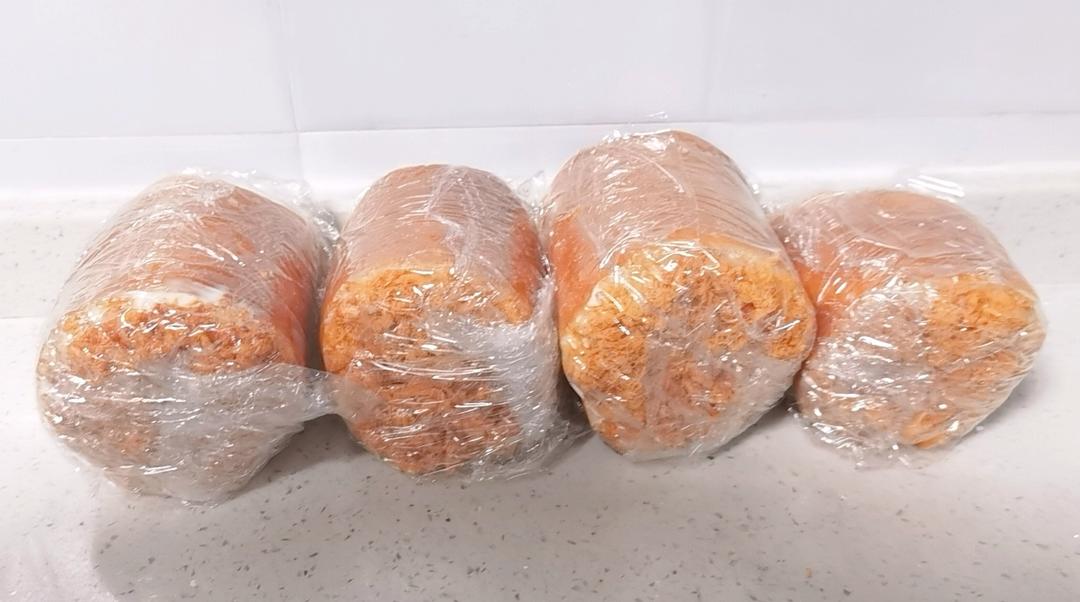 回忆的味道---肉松面包卷