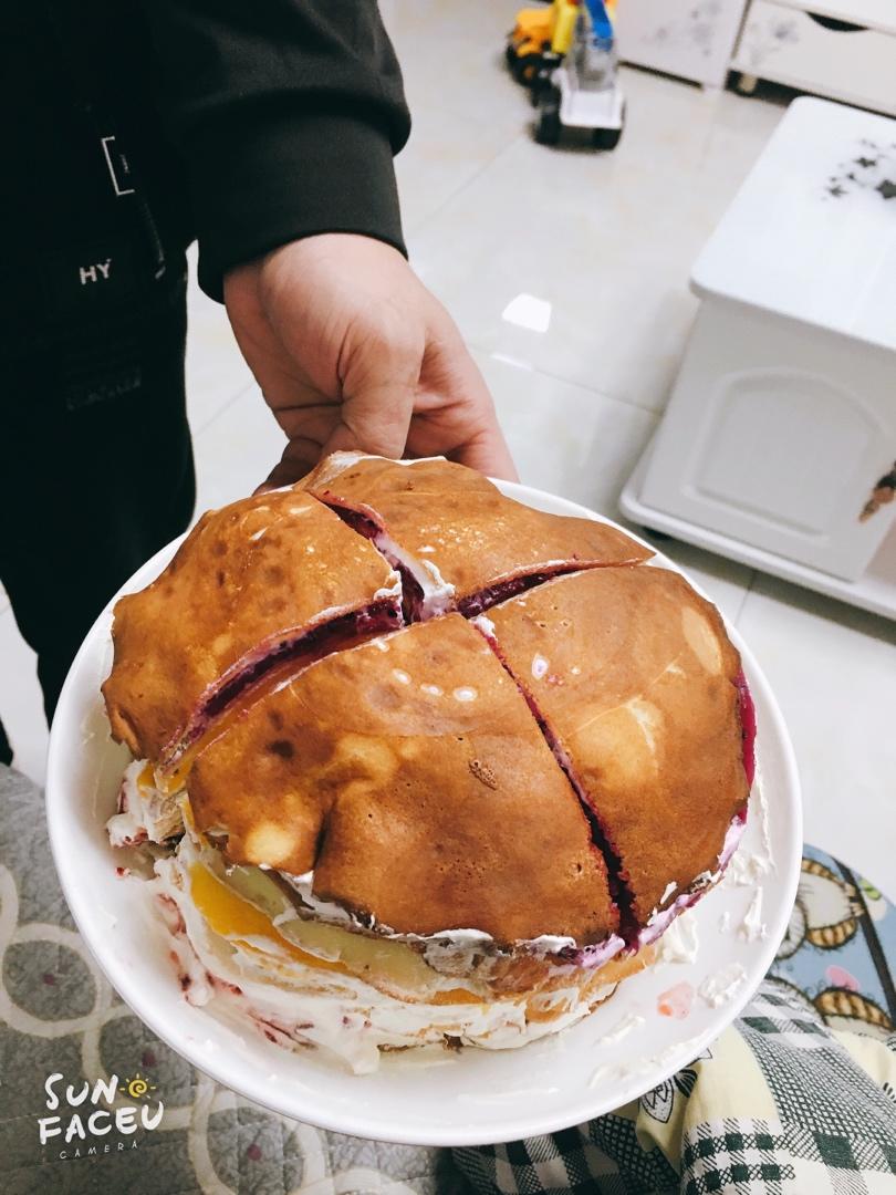 芒果千层蛋糕，100%成功告别煎皮无能