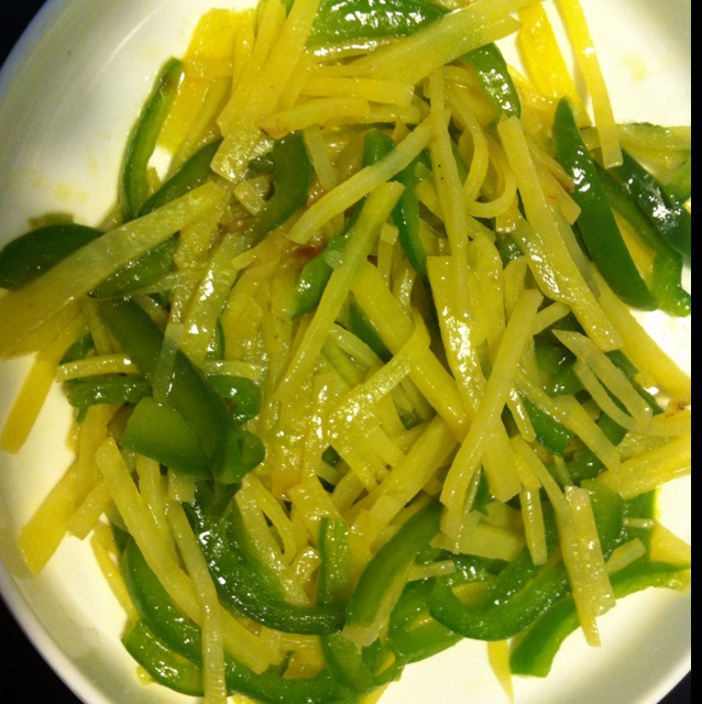 青椒土豆丝