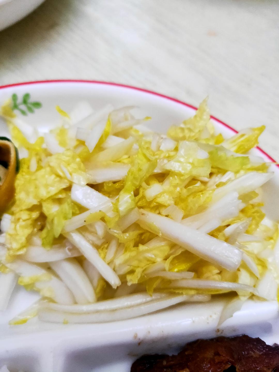 凉拌白菜心（娃娃菜）