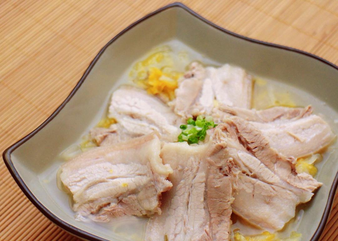 海绵蜀黍做的东北汆白肉