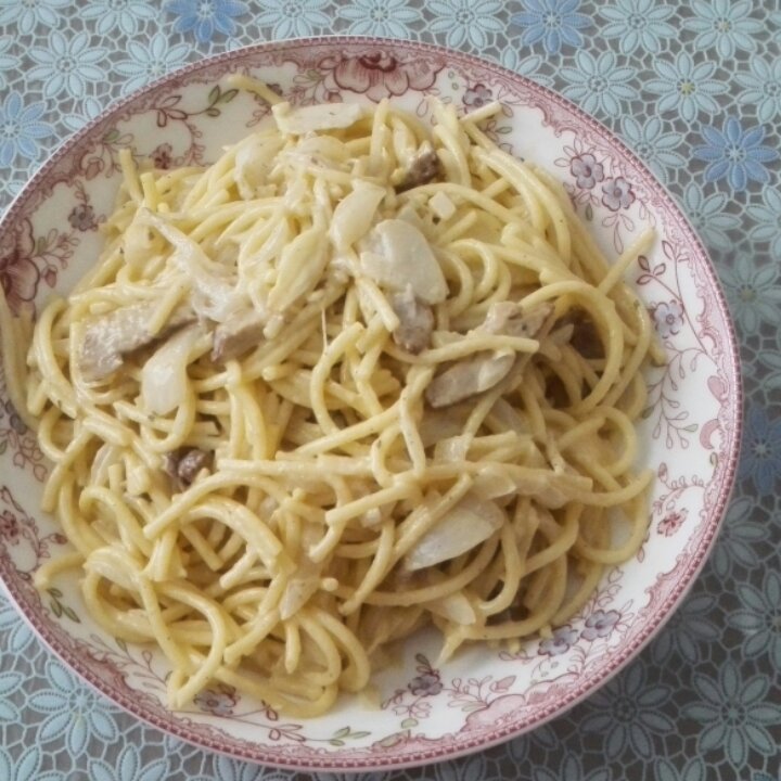 超简单的奶汁培根意面Carbonara