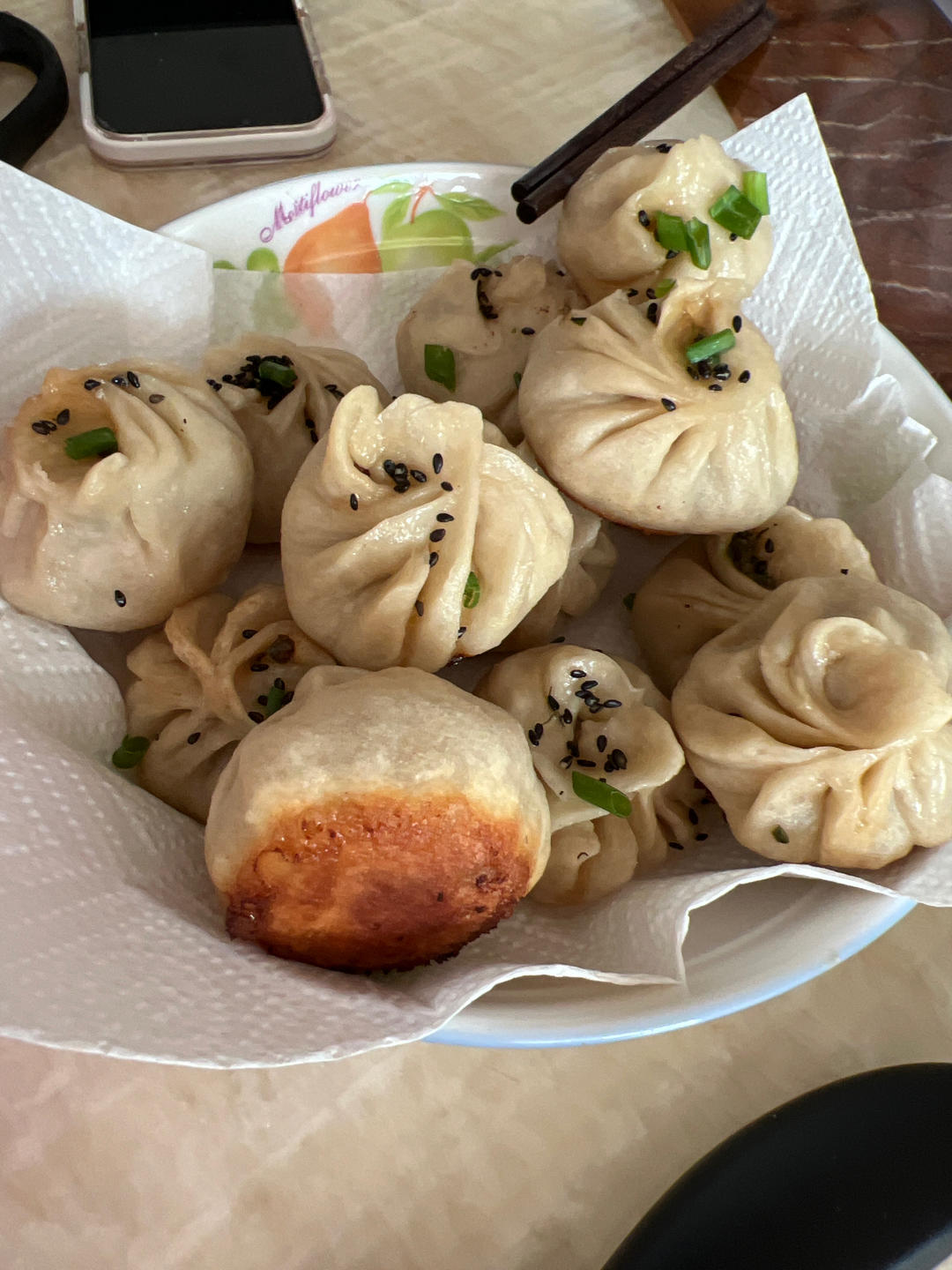 饺子皮版生煎包