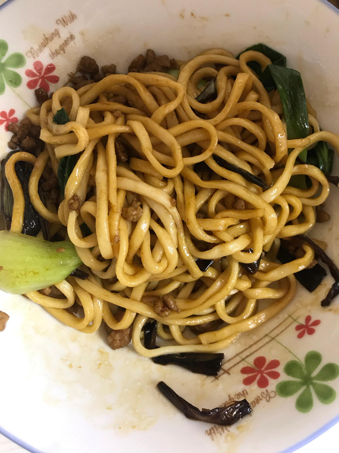 葱油肉沫拌面（快手）