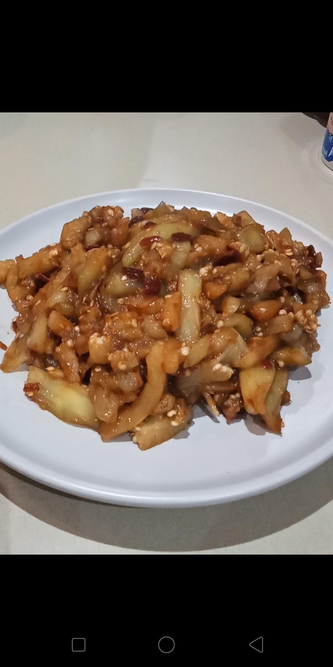下饭神菜 酱爆茄子