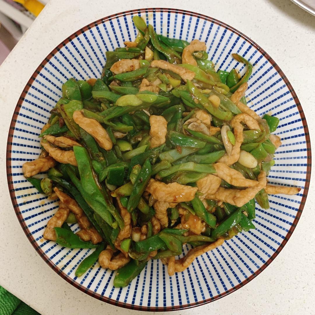 豆角炒肉丝