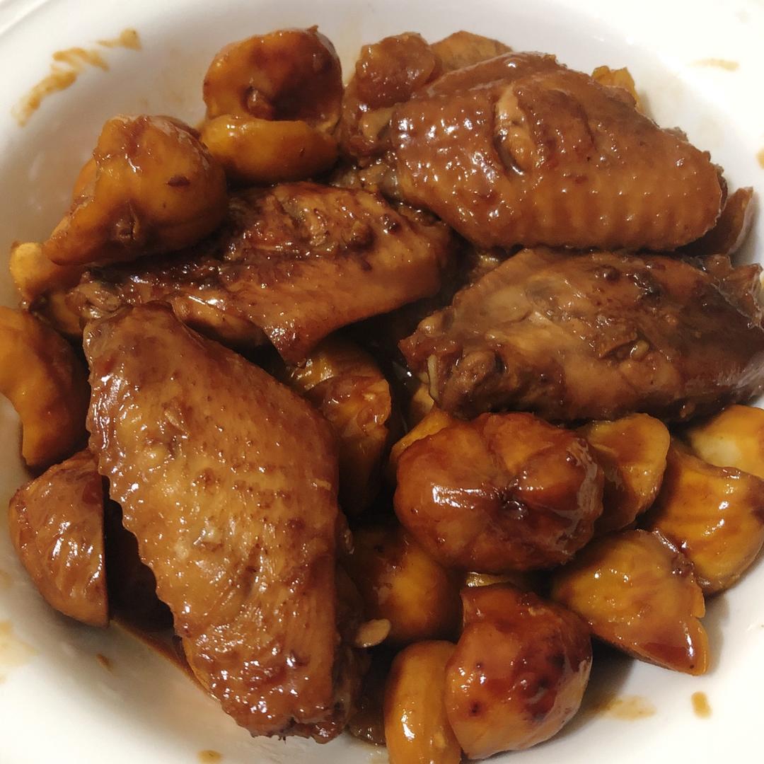 板栗炒鸡翅
