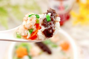 营养师推荐-海虾海参砂锅粥的做法 步骤9