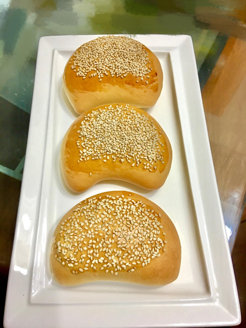 肉松沙拉酱小餐包（中种法）