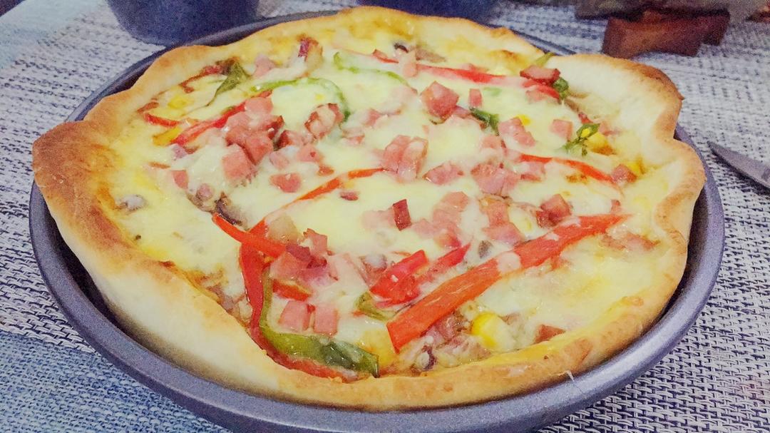 八寸披萨饼皮（四个）制作