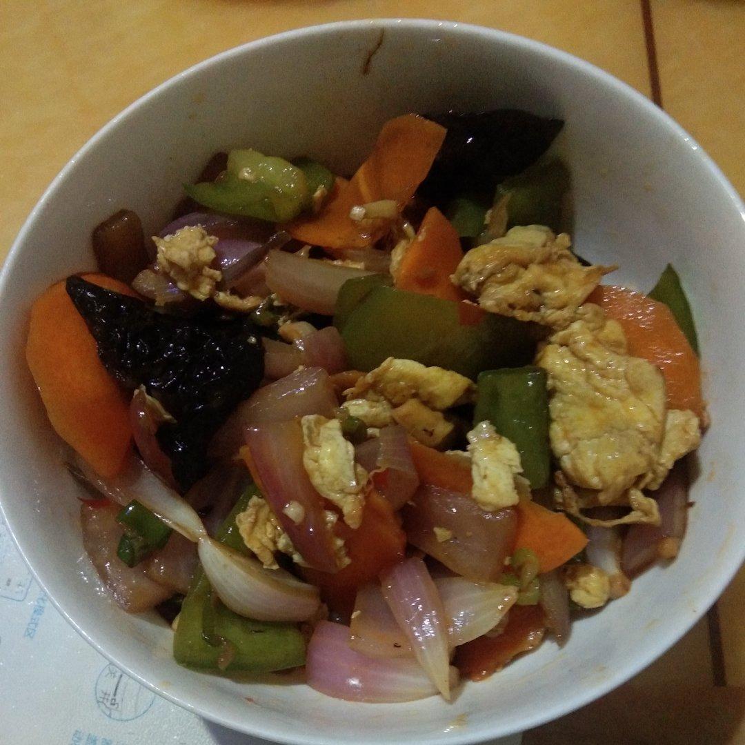 洋葱炒鸡蛋