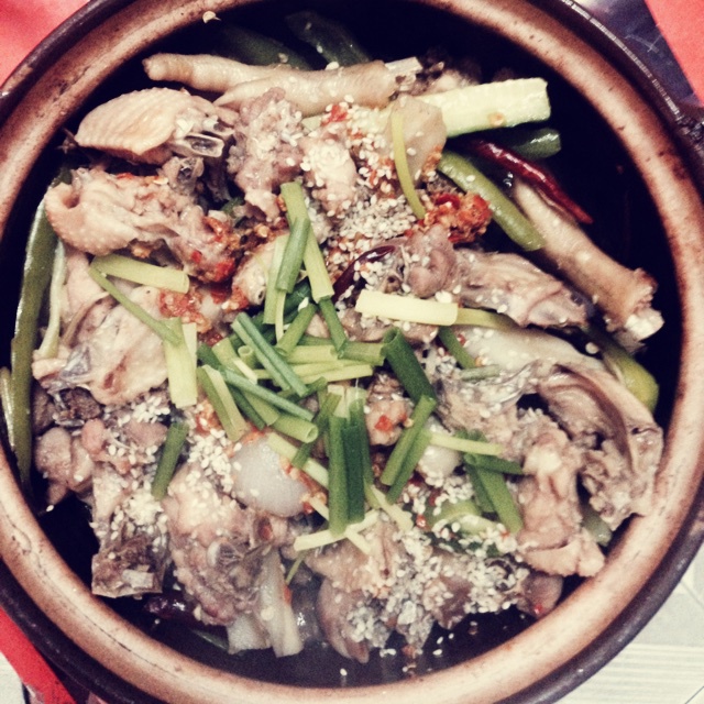 红葱头鸡煲