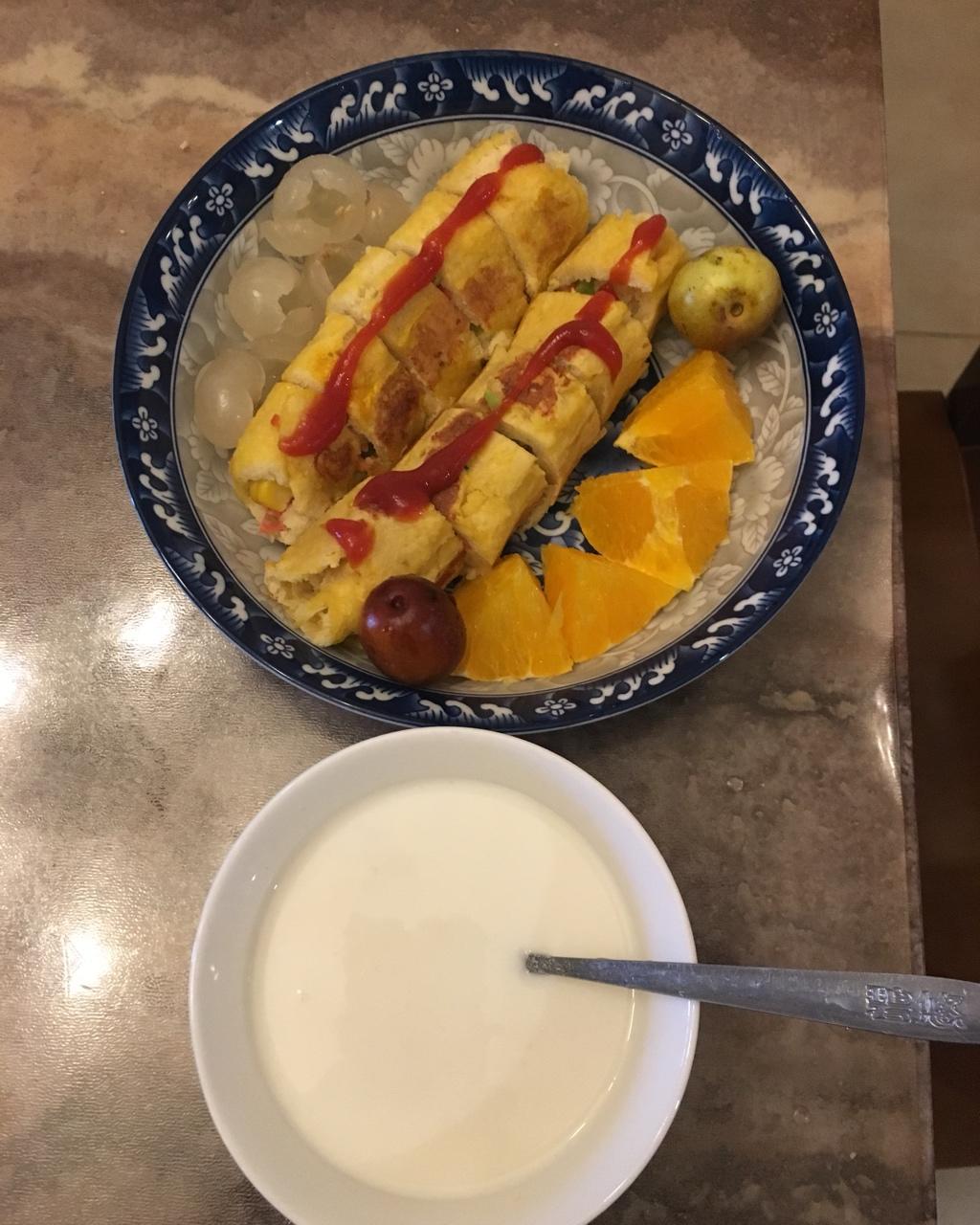 儿童早餐:虾仁吐司卷