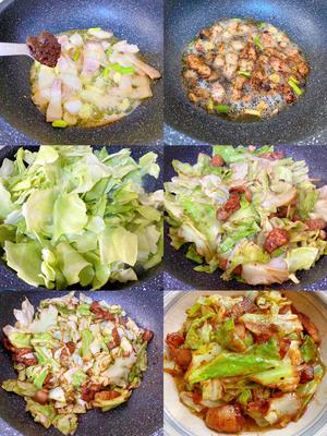 超级下饭❗️简单好做的‼️小炒包菜的做法 步骤2