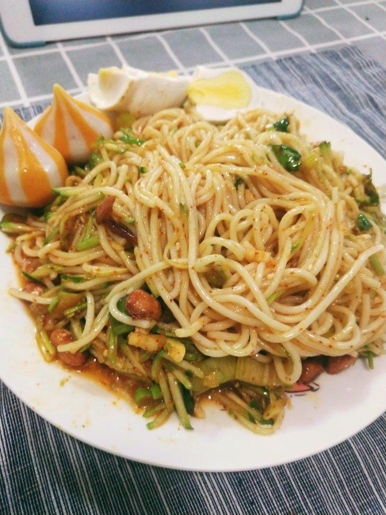 巨好吃㊙️酸辣凉拌面❗️十分钟搞定，简单快手❗️