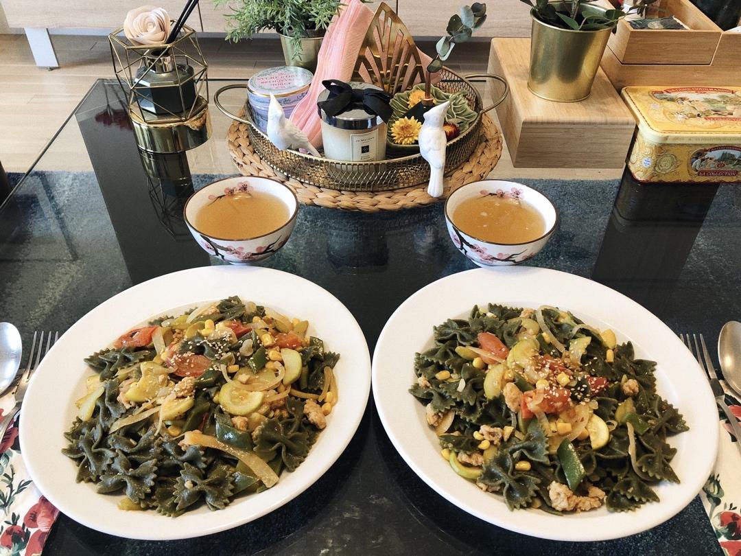 懒人版杂蔬意大利面