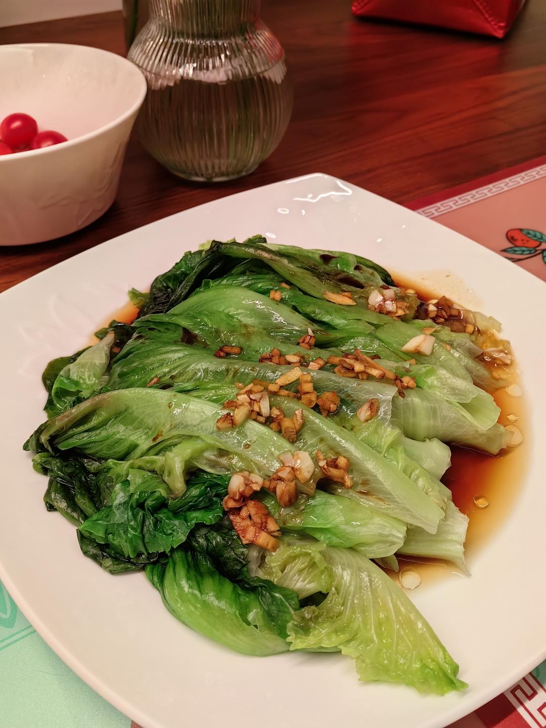 广式白灼生菜(酒店配方)