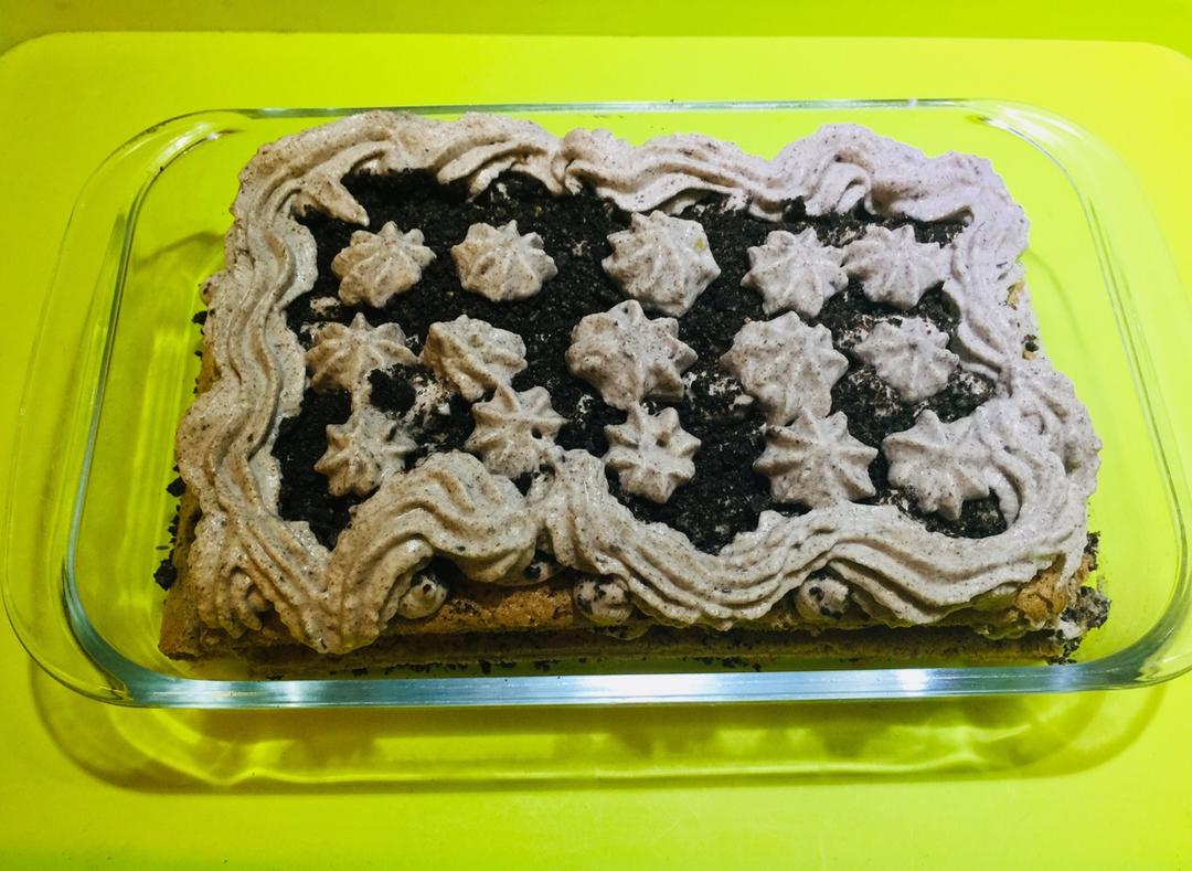 好吃到流泪的奥利奥咸奶油盒子蛋糕