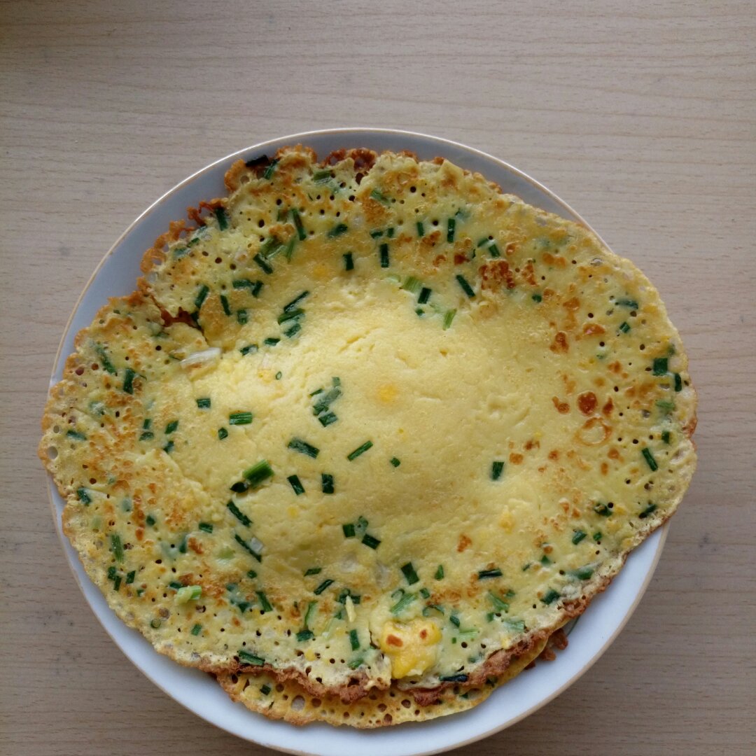 鸡蛋葱花饼