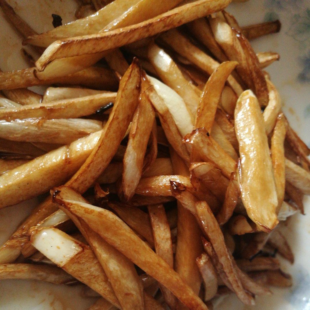 快手干煸茭白