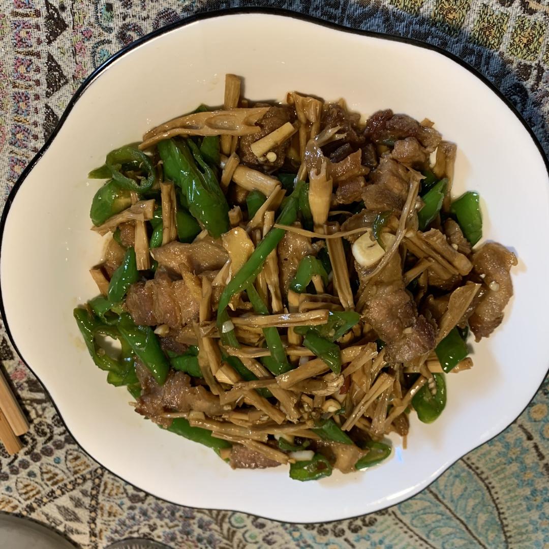 笋干炒肉