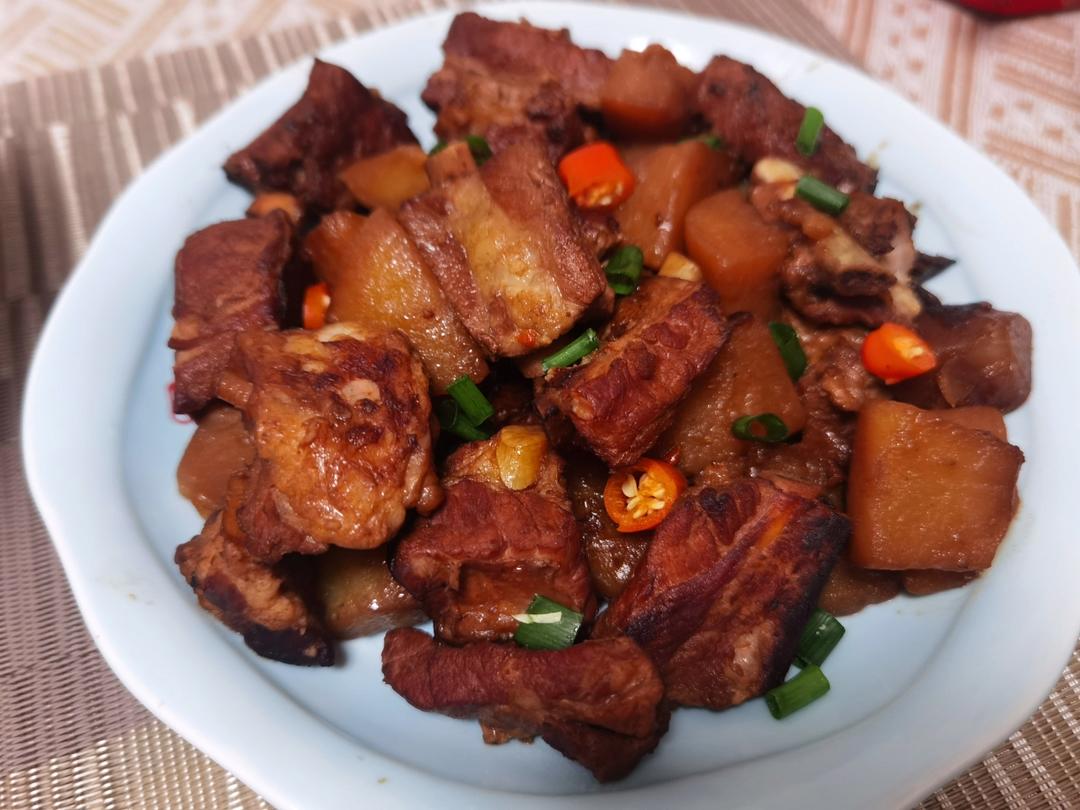 土豆烧排骨