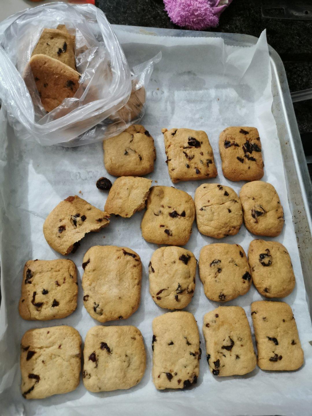 低糖少油版蔓越莓饼干