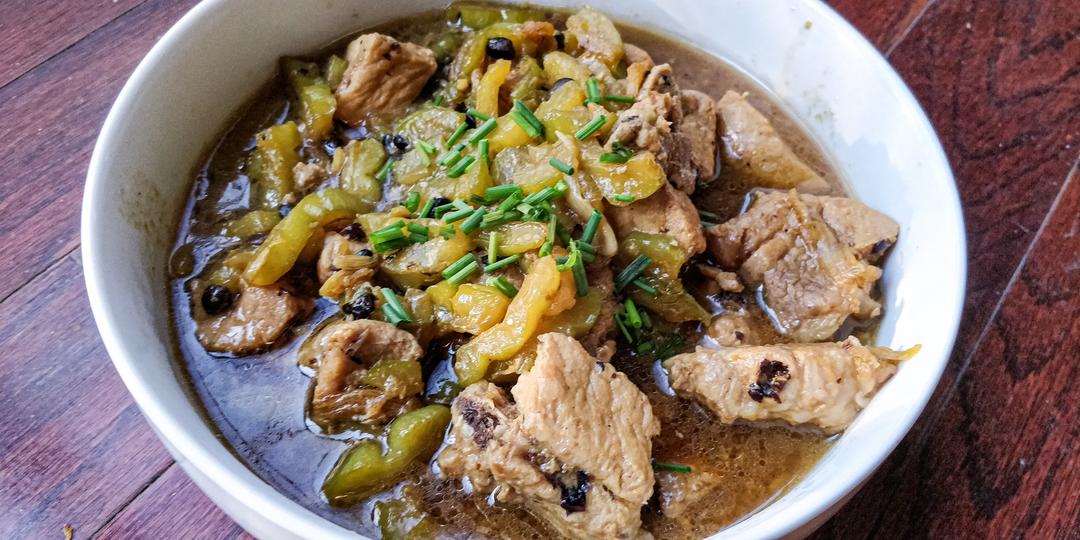 最好吃的苦瓜焖排骨