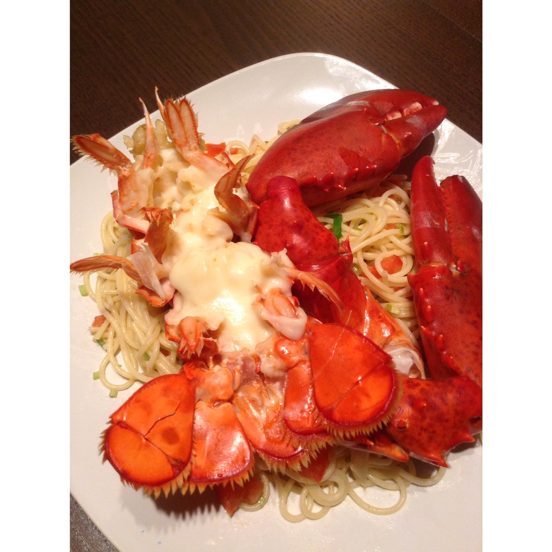 芝士焗龙虾-（简单做法）