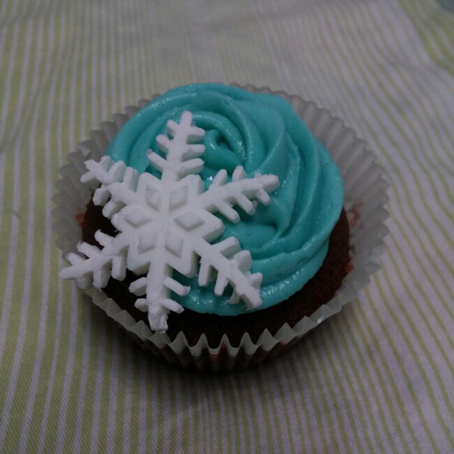 巧克力翻糖纸杯蛋糕cupcake