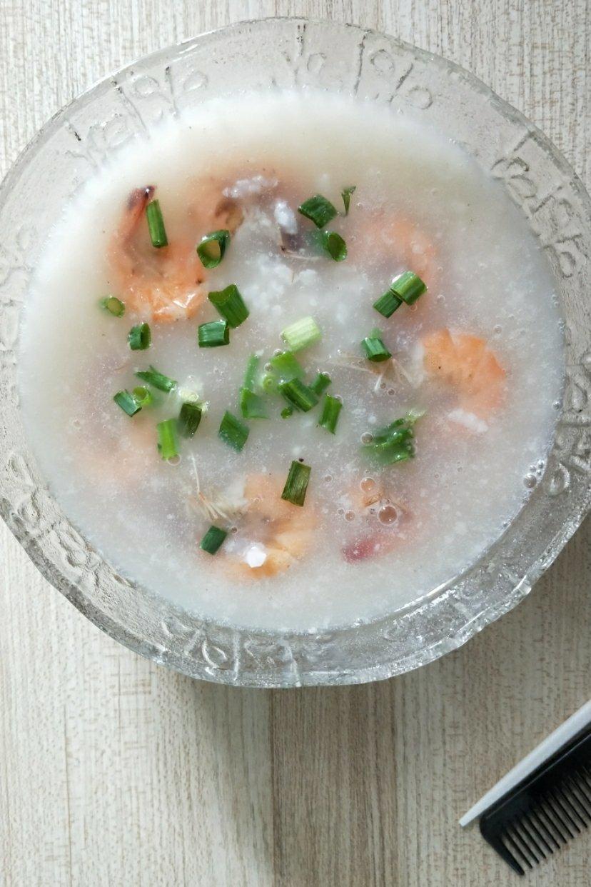 鲜虾砂锅粥