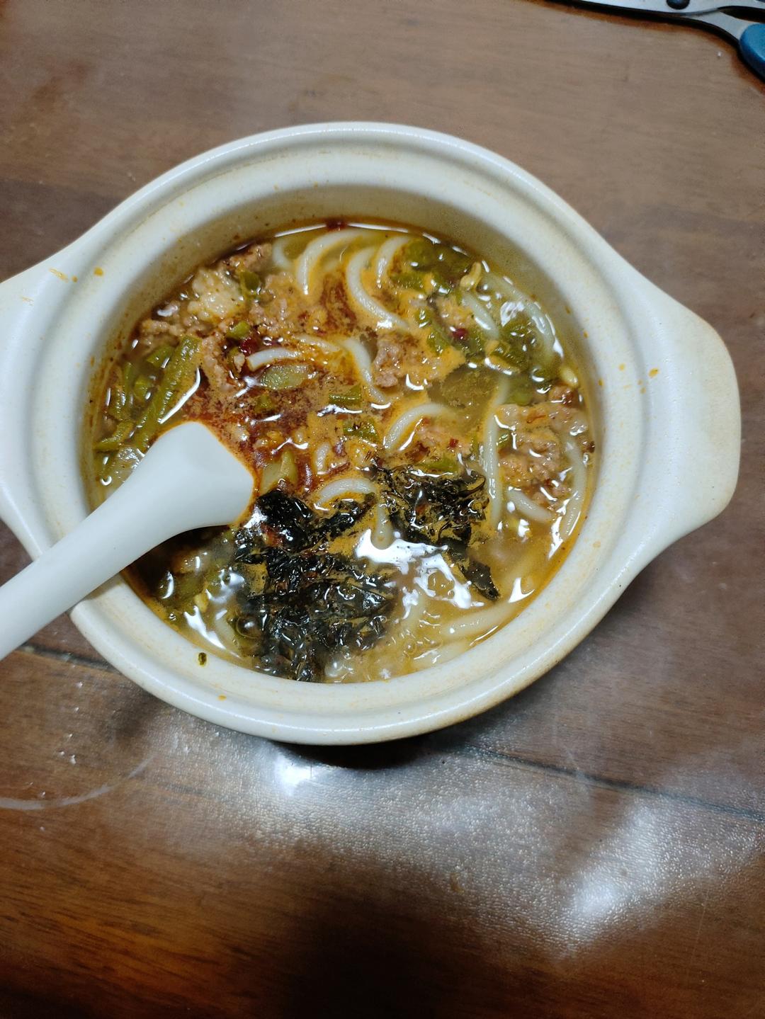 湖南米粉一碗被吃光连汤都不剩的快手早餐