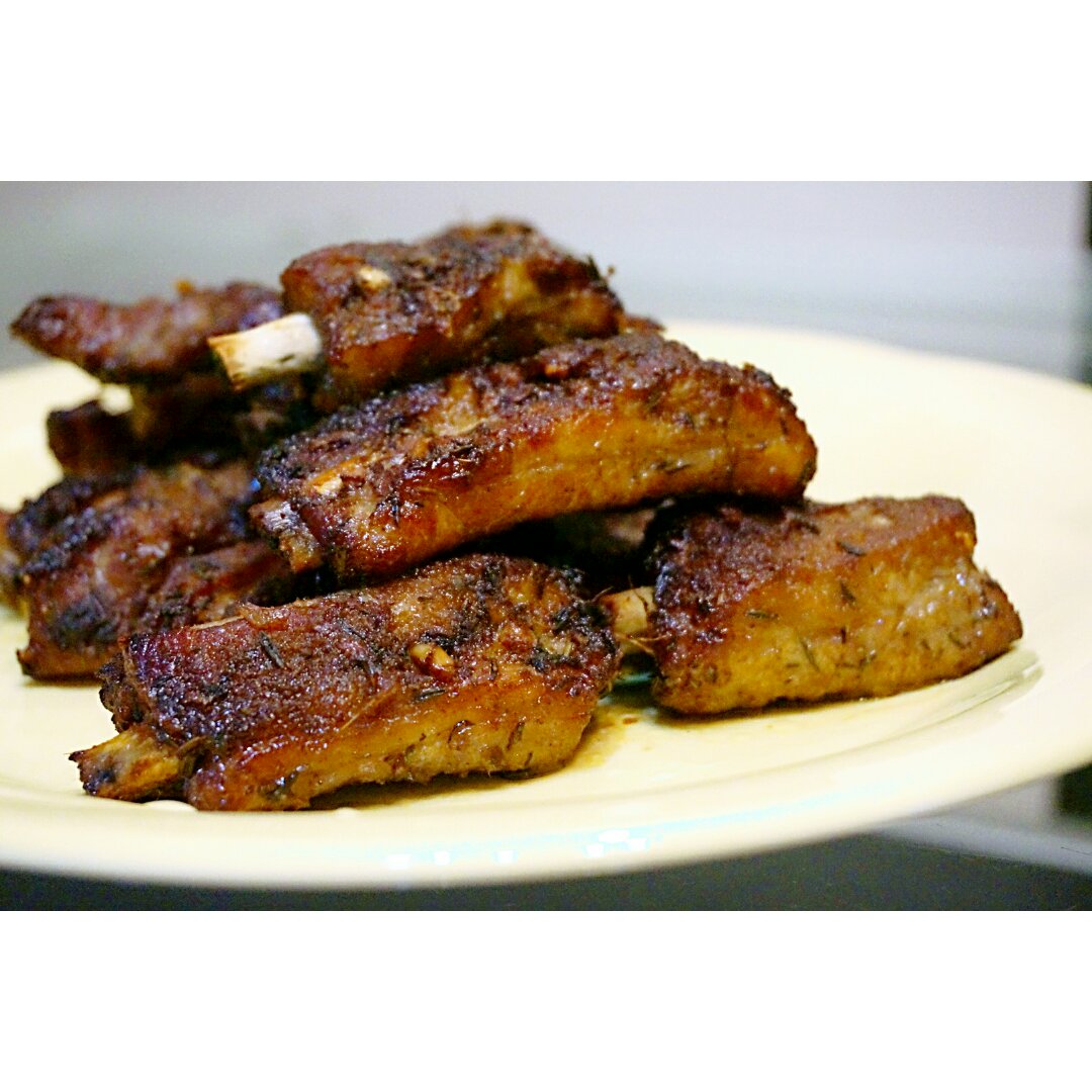 孜然 孜然烤肋排 闻鸡起筷做的孜然烤肋排 闻鸡起