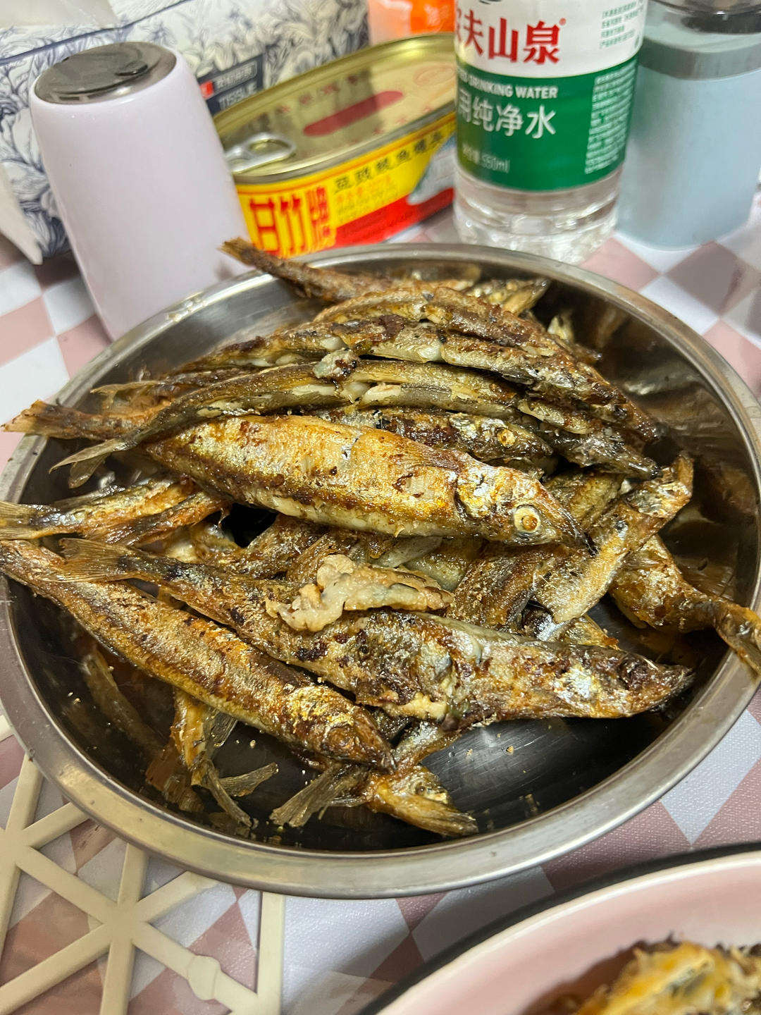 香煎多春鱼