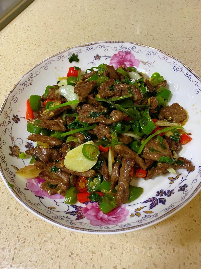 小炒孜然牛肉