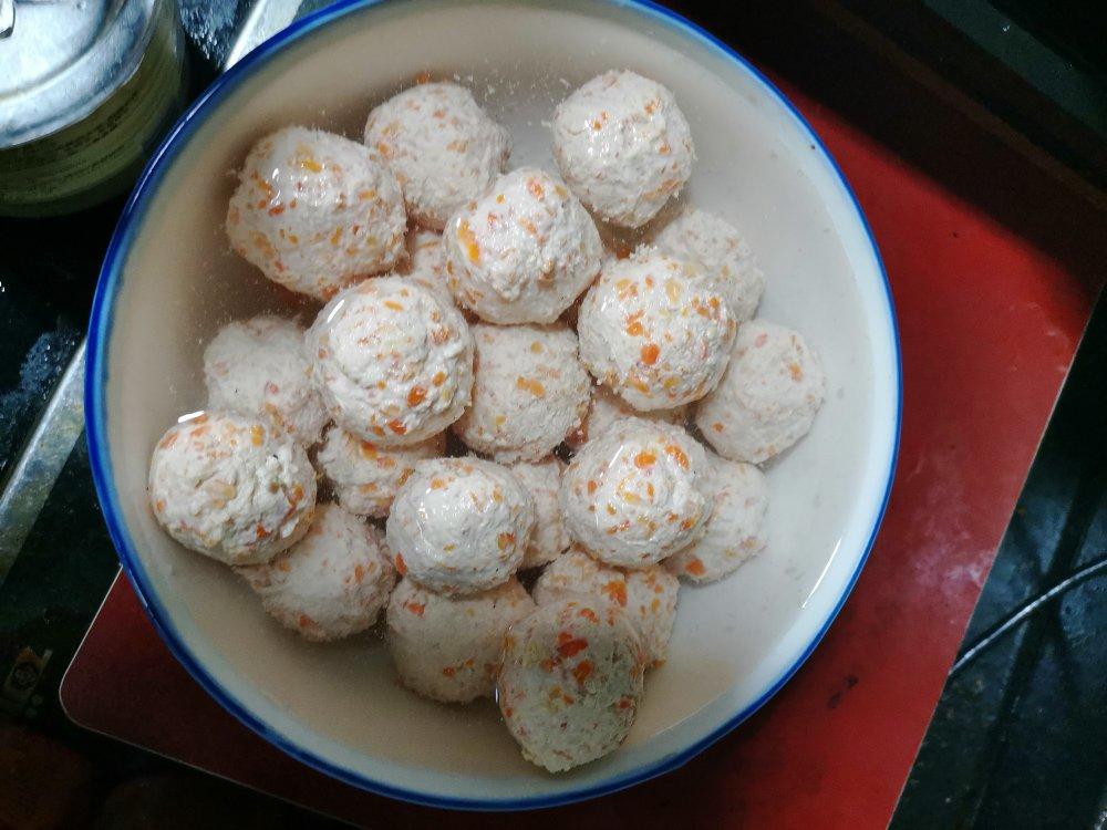 无油无淀粉健身减脂超好吃鸡胸肉丸！！😍爆汁不柴Q弹~